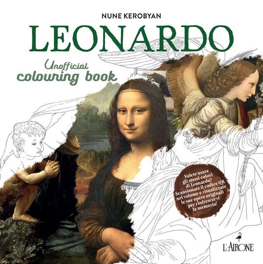 Leonardo. Unofficial colouring book - Nune Kerobyan - copertina