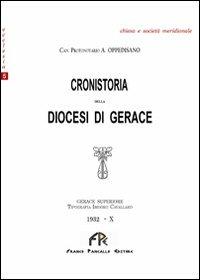 Cronistoria della Diocesi di Gerace - Antonio Oppedisano - copertina