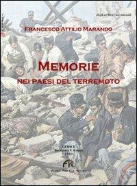 Memorie nei paesi del terremoto - Francesco A. Marando - copertina