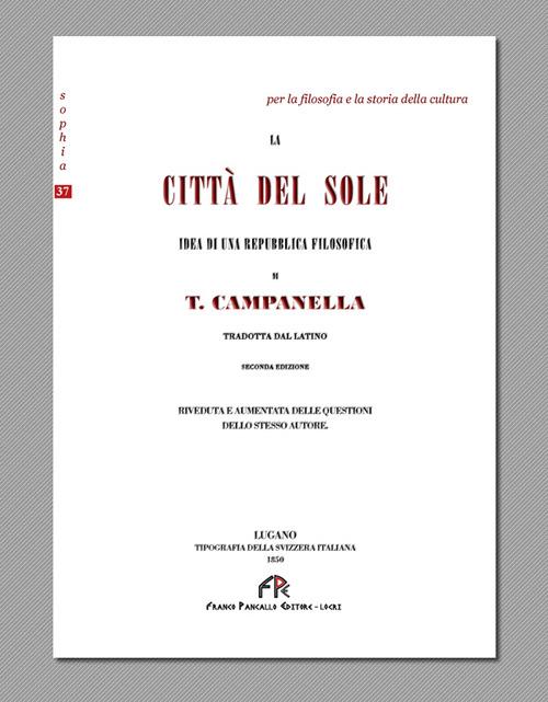 La città del sole - Tommaso Campanella - copertina