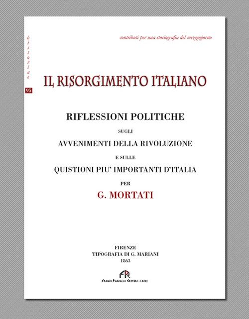 Il Risorgimento italiano - G. Mortati - copertina