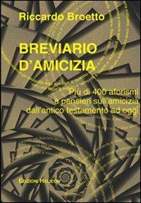 Breviario d'amicizia - Riccardo Broetto - copertina