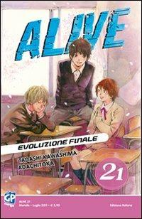 Alive. Evoluzione finale. Vol. 21 - Tadashi Kawashima,Adachitoka - copertina