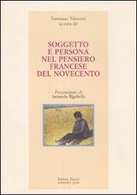 Soggetto e persona nel pensiero francese del Novecento - copertina