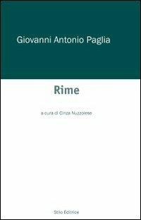 Rime - Giovanni A. Paglia - copertina