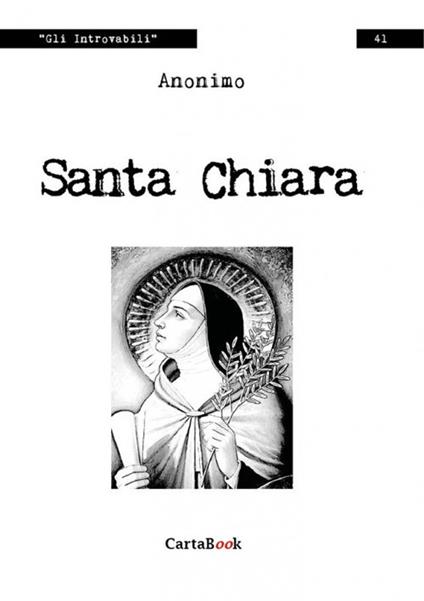 Santa Chiara - Anonimo - copertina