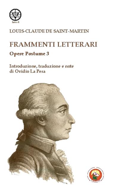 Frammenti letterari - Louis-Claude de Saint-Martin - copertina