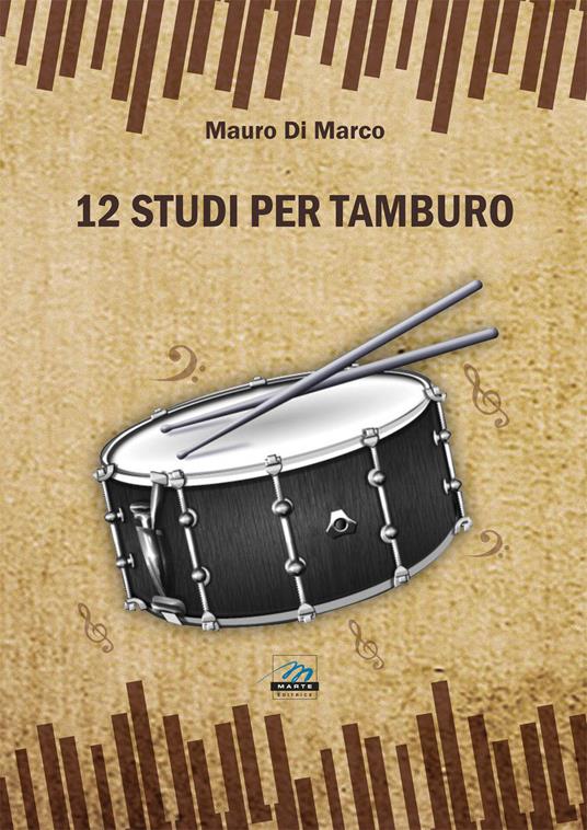 12 studi per tamburo - Mauro Di Marco - copertina