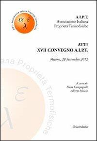 Atti del 18° Convegno A.I.P.T. (Milano, 28 settembre 2012) - copertina