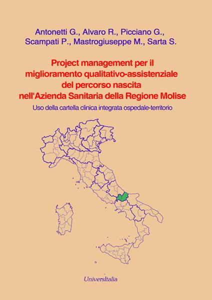 Project management per il miglioramento qualitativo-assistenziale del percorso nascita nell'Azienda Sanitaria della Regione Molize - copertina