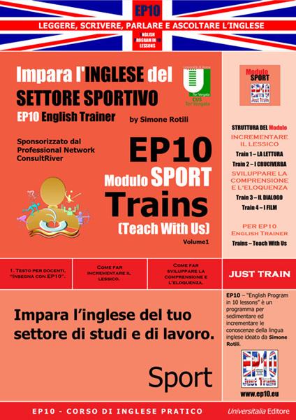 EP10 modulo sport train (teach with us). Impara l'inglese del settore sportivo teach with us. Ediz. italiana e inglese. Vol. 1 - Simone Rotili - copertina