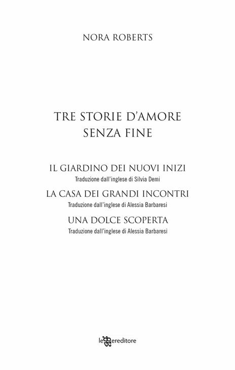 Tre storie d'amore senza fine - Nora Roberts - 4