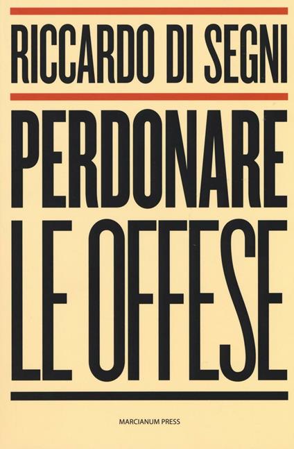 Perdonare le offese - Riccardo Shemuel Di Segni - copertina