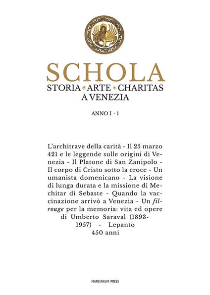 Schola. Storia. Arte. Charitas a Venezia. Vol. 1 - copertina