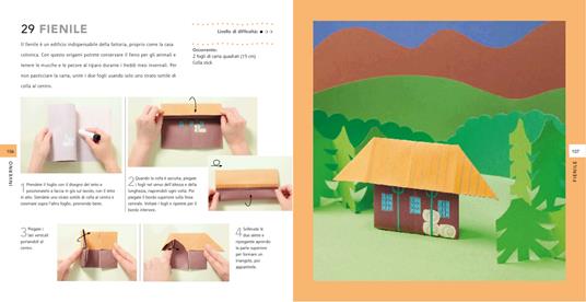 Fattoria in origami. 35 progetti facili e veloci per ricreare la vita in campagna. Ediz. illustrata - Mari Ono - 7