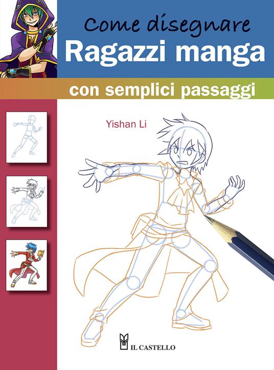 Come disegnare ragazzi manga con semplici passaggi