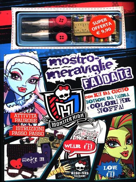 Mostro-meraviglie fai da te. Monster High. Ediz. illustrata. Con gadget - 2