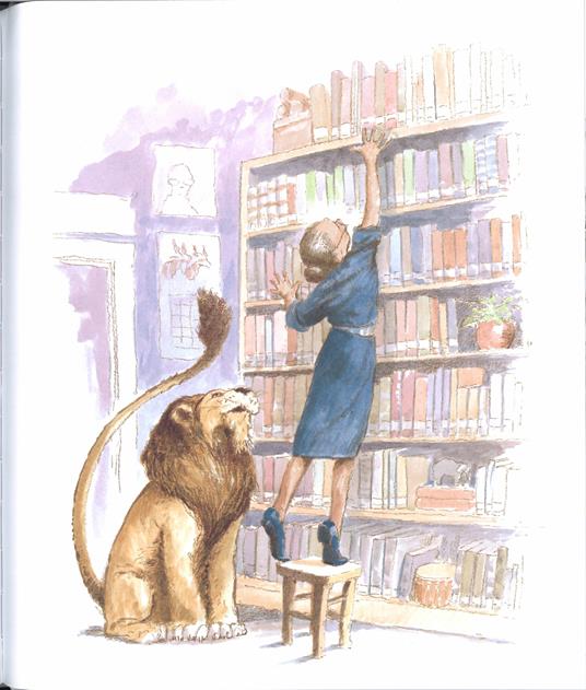 Un leone in biblioteca. Ediz. illustrata - Michelle Knudsen - 4