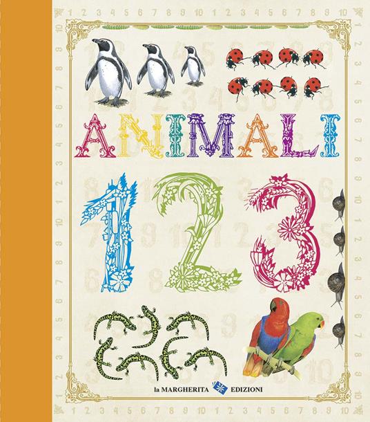 Animali. 123. Ediz. illustrata - copertina