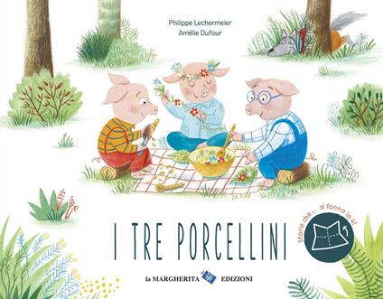 I tre porcellini. Ediz. a colori - Philippe Lechermeier - copertina