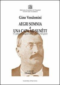 Aegri somnia e una capa ad sunétt - Gino Vendemini - copertina