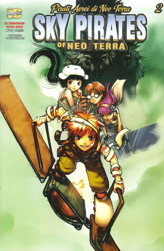 Gli immaginari II. Pirati aerei di Neo Terra. Vol. 2 - copertina