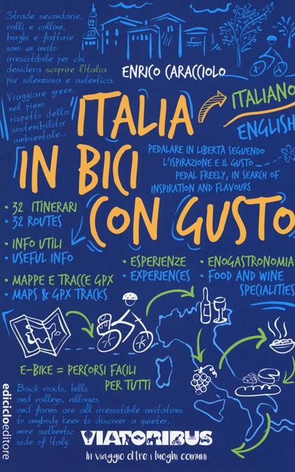 Italia in bici con gusto - Enrico Caracciolo - copertina