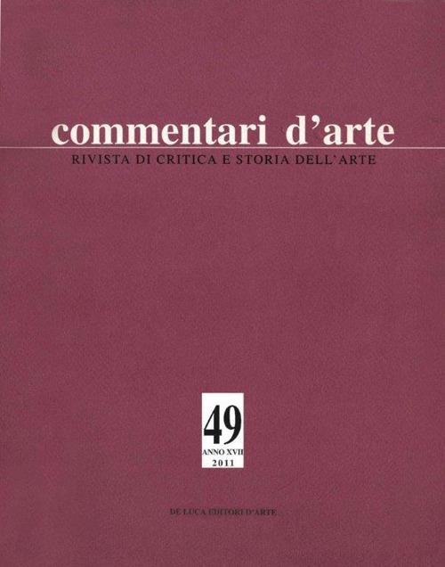 Commentari d'arte. Vol. 49 - copertina