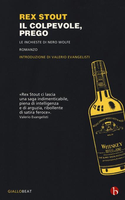 Il colpevole, prego. Le inchieste di Nero Wolfe - Rex Stout - copertina