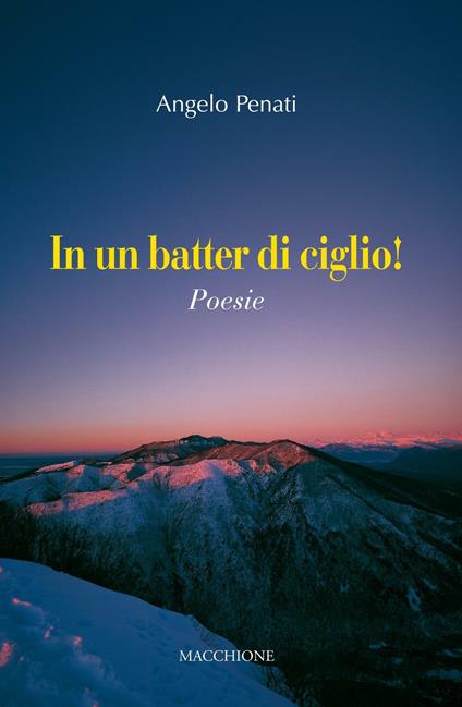 In un batter di ciglio! - Angelo Penati - copertina