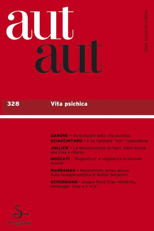 Aut aut. Vol. 328: Vita psichica - AA.VV. - ebook