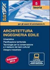 EdiTEST 5. Teoria. Architettura. Con software di simulazione per la preparazione ai test di ammissione - copertina