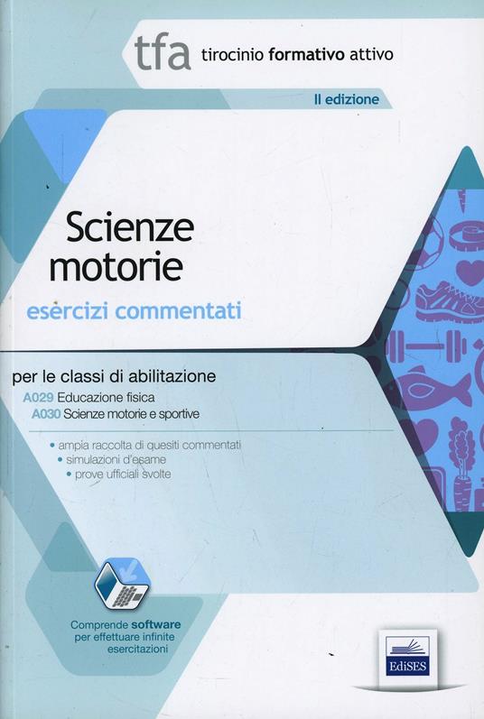 12 TFA. Scienze motorie. Esercizi commentati per le classi A029 e A030. Con software di simulazione - copertina