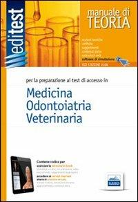 EdiTEST 1. Manuale. Medicina, odontoiatria, veterinaria. Per la preparazione ai test di ammissione. Con software di simulazione - copertina