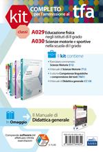 TFA. Classi A039-A030 per prove scritte e orali. Manuale di teoria ed esercizi di educazione fisica, scienze motorie... Kit completo. Con software di simulazione