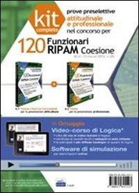 120 Funzionari RIPAM Coesione. Kit completo per la preselezione - copertina