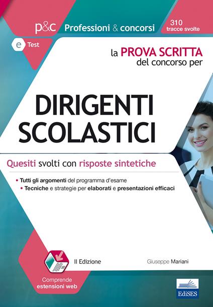 La prova scritta del concorso per dirigenti scolastici. Quesiti svolti con risposte sintetiche - copertina