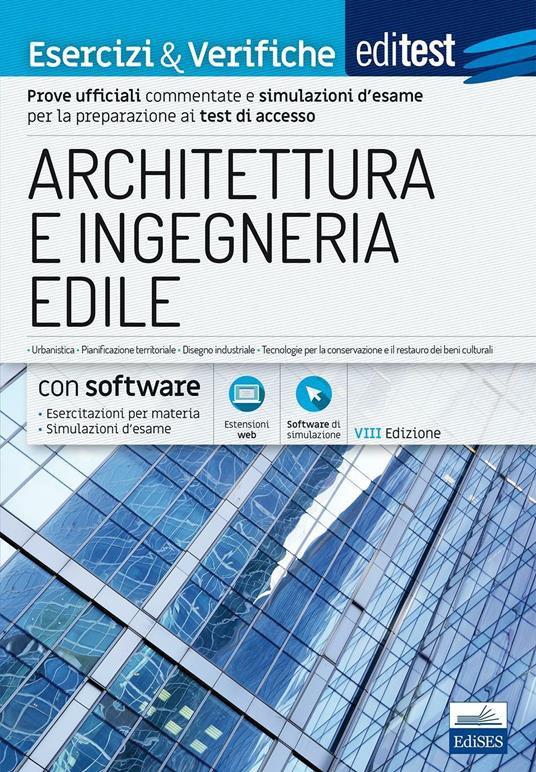 EdiTEST. Architettura ed ingegneria edile. Esercizi & verifiche. Con espansione online - copertina