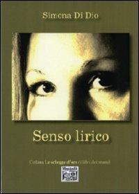 Senso lirico - Simona Di Dio - copertina