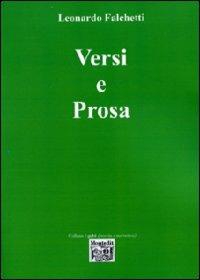 Versi e prosa - Leonardo Falchetti - copertina