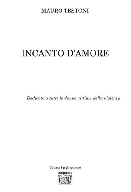 Incanto d'amore - Mauro Testoni - copertina