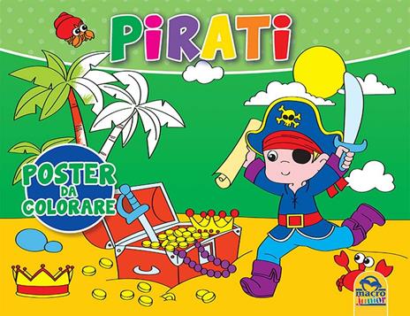 Pirati. Poster da colorare - copertina