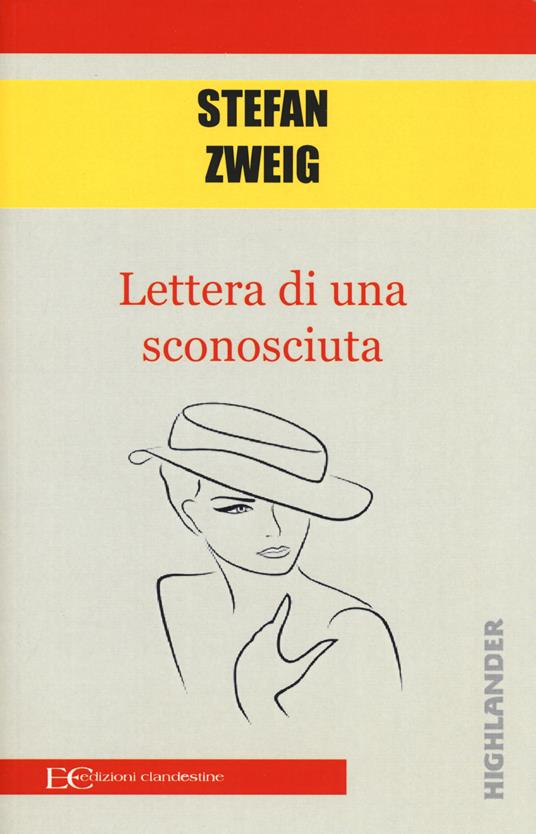 Lettera di una sconosciuta - Stefan Zweig - copertina