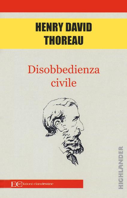 Disobbedienza civile - Henry David Thoreau - copertina