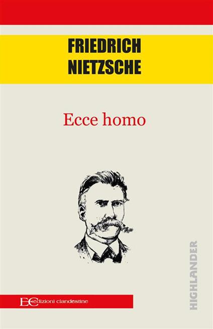 Ecce homo - Friedrich Nietzsche - copertina