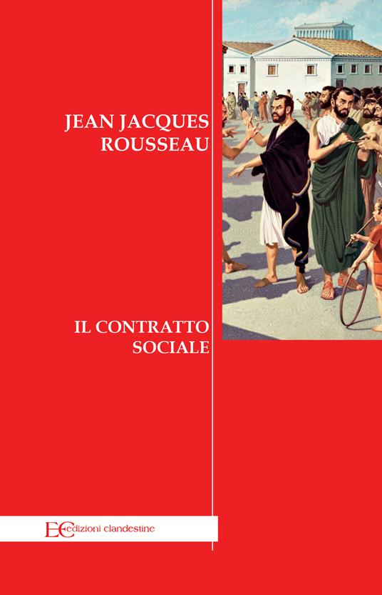 Il contratto sociale - Jean-Jacques Rousseau - copertina