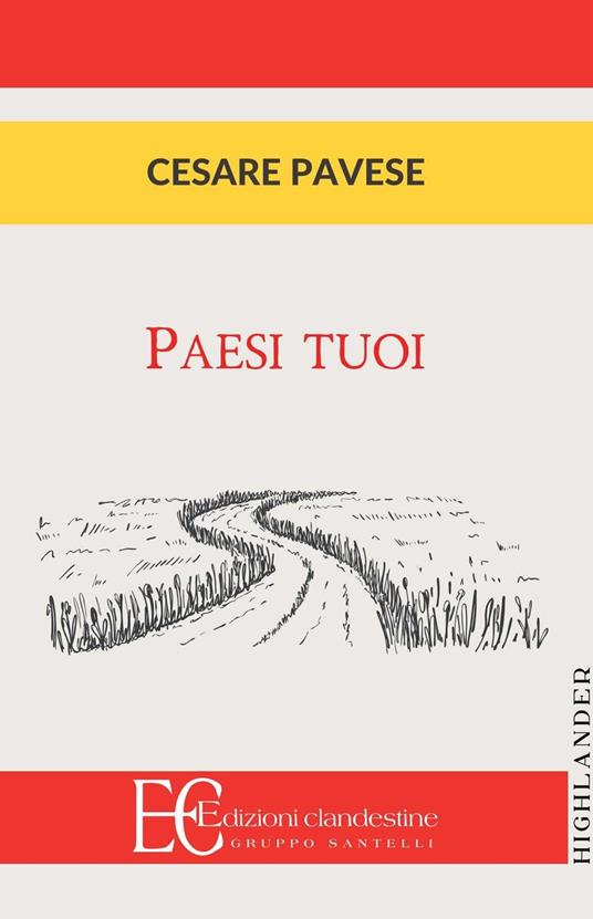 Paesi tuoi - Cesare Pavese - copertina