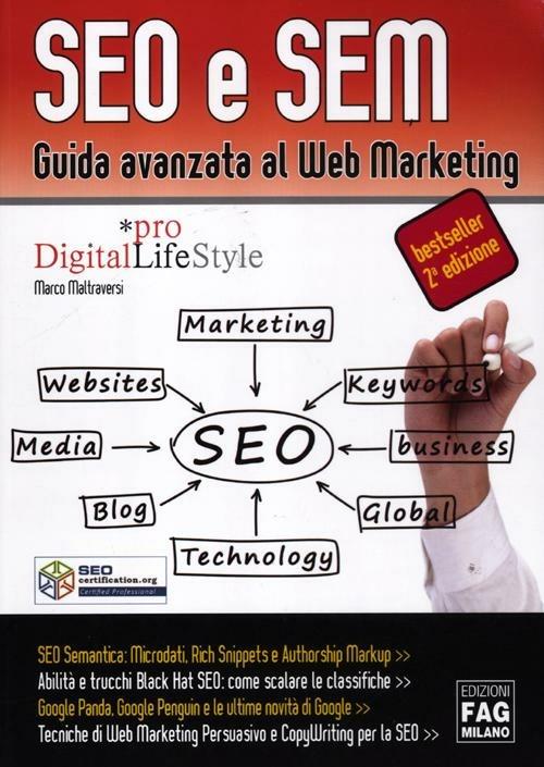 SEO e SEM. Guida avanzata al Web marketing - Marco Maltraversi - copertina