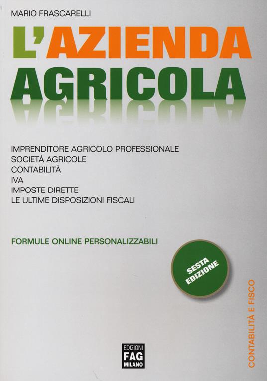 L' azienda agricola - Mario Frascarelli - copertina