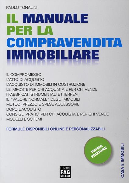 Manuale per la compravendita immobiliare - Paolo Tonalini - copertina